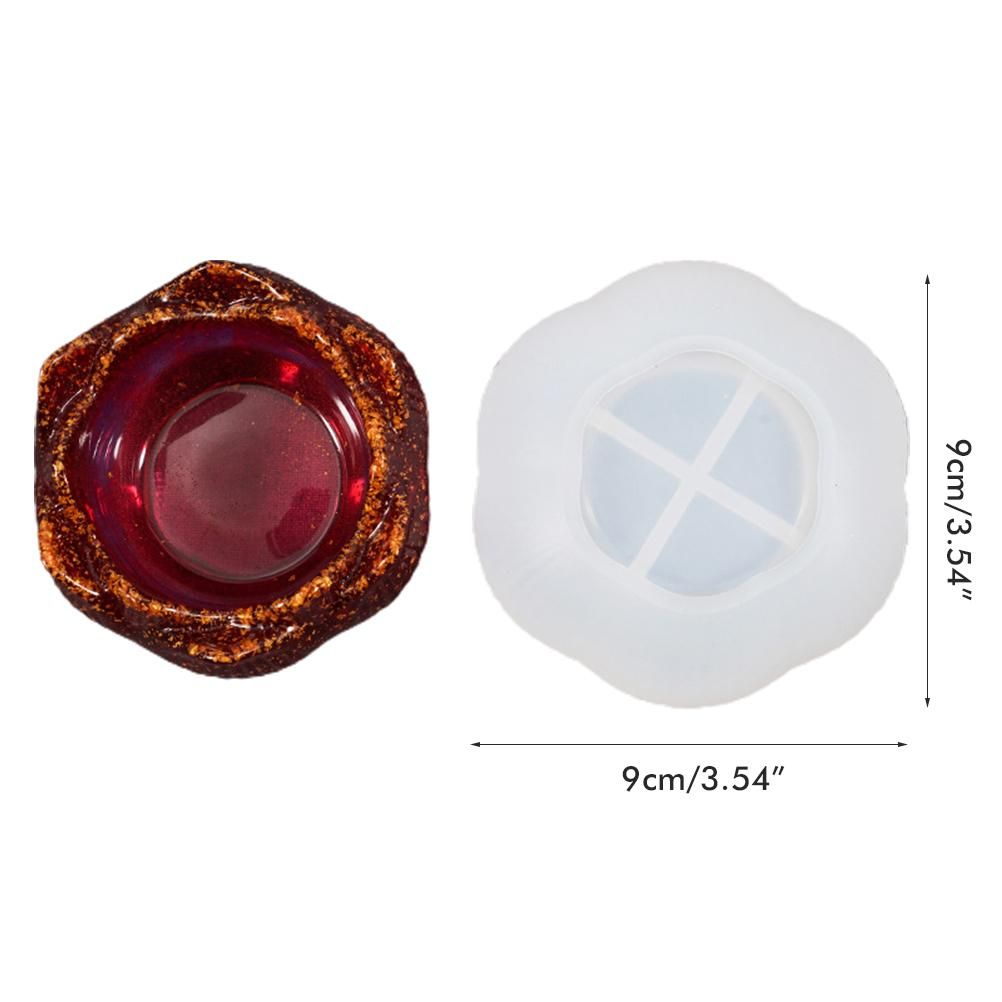 Flower Resin Mold Candle Holder Mold Silicone Mold for DIY Jewelry Box Candy Box Home Table Decor โ image 5