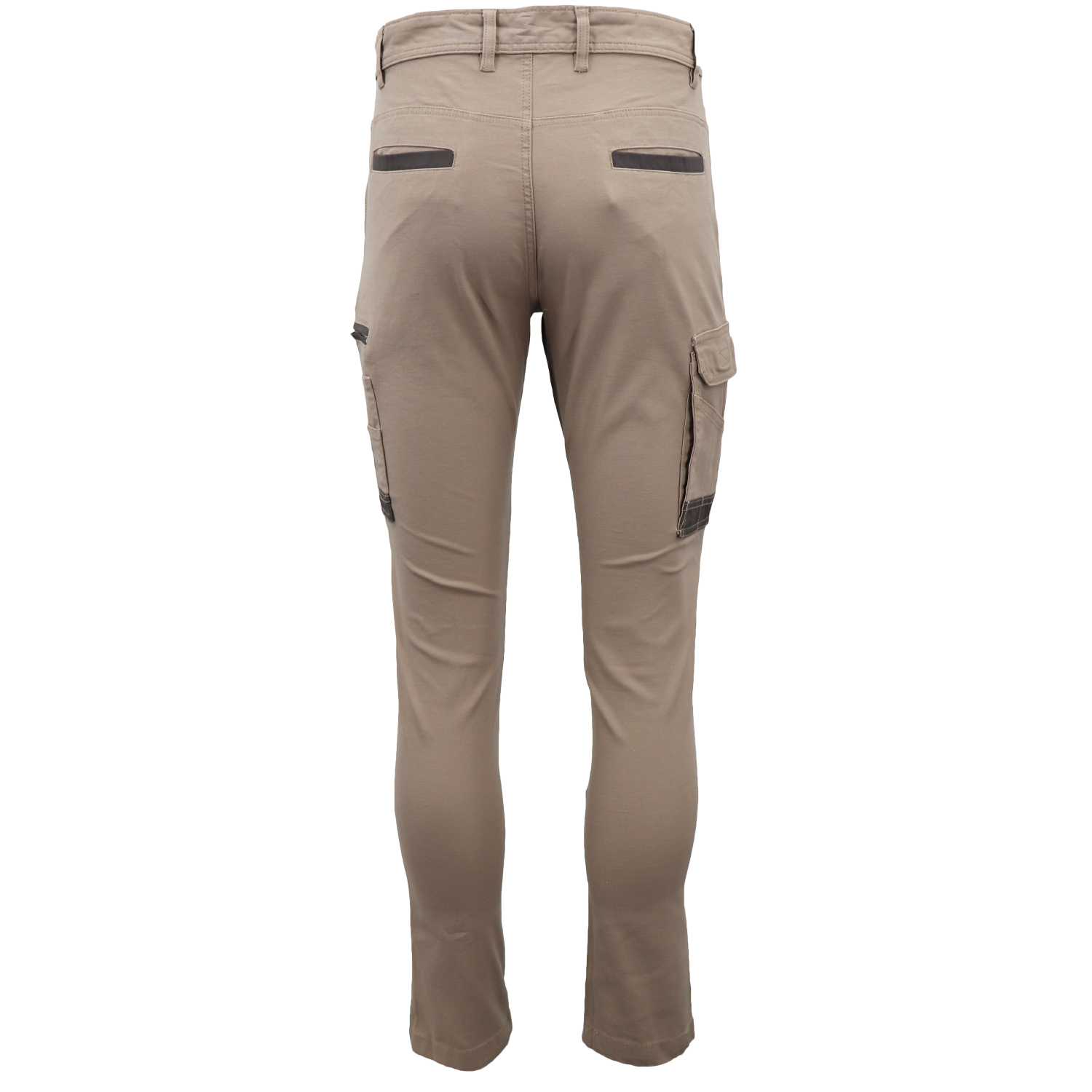Men's Cotton Drill Cargo Work Pants UPF 50+ 13 Pockets Tradies Workwear Trousers, Khaki, 36 โ image 6