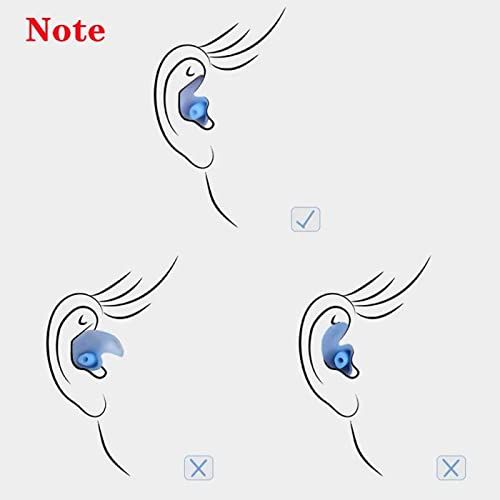 3pc Ear Plugs,Ear Protection, Soft Silicone Earplugs Diving Anti-Noise Swim Accessories Ear Plugs for Diving Sports Women Man — image 3