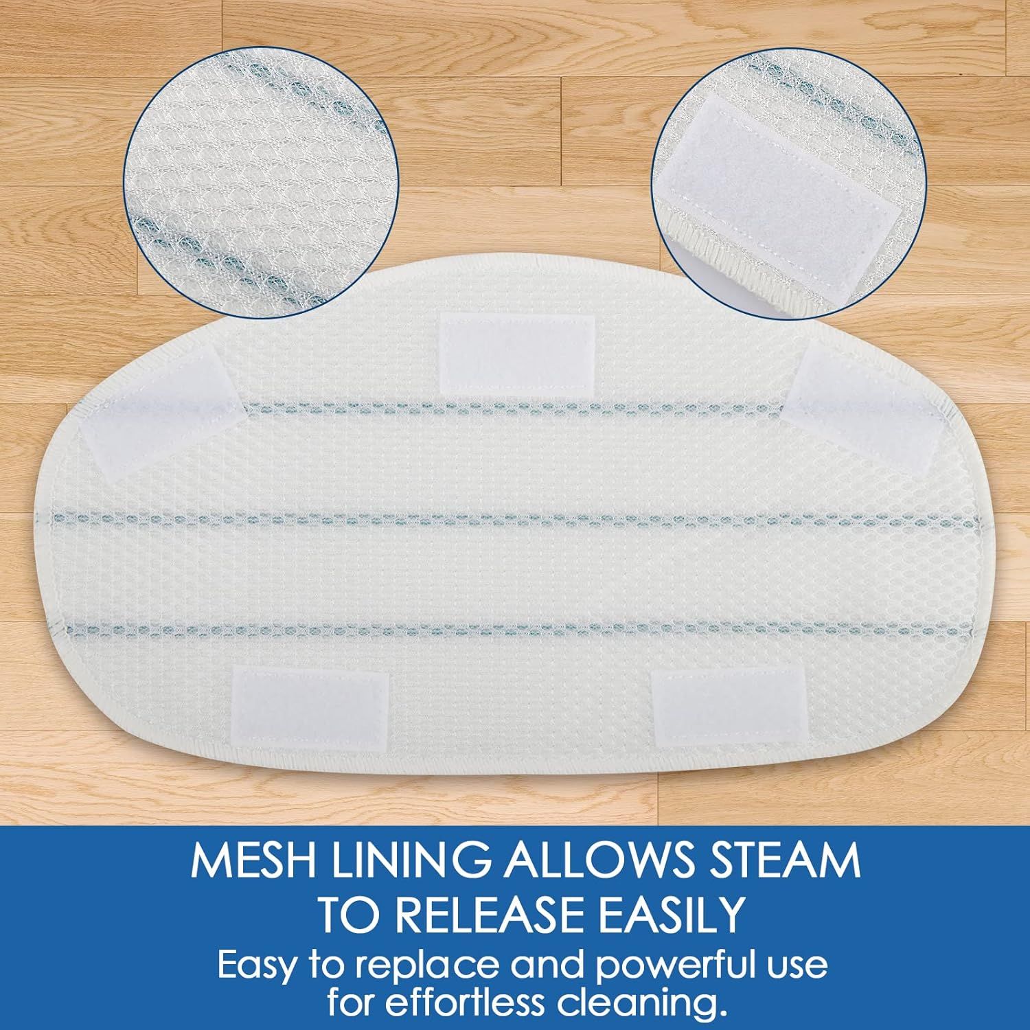 Steam Mop Pads or PurSteam ThermaPro 10-in-1 and ThermaPro 211 Steam Mop Cleaner, Pur steam Mop Replacement Pads Microiber Reusable Steam Mop Pads or Steamer β image 4