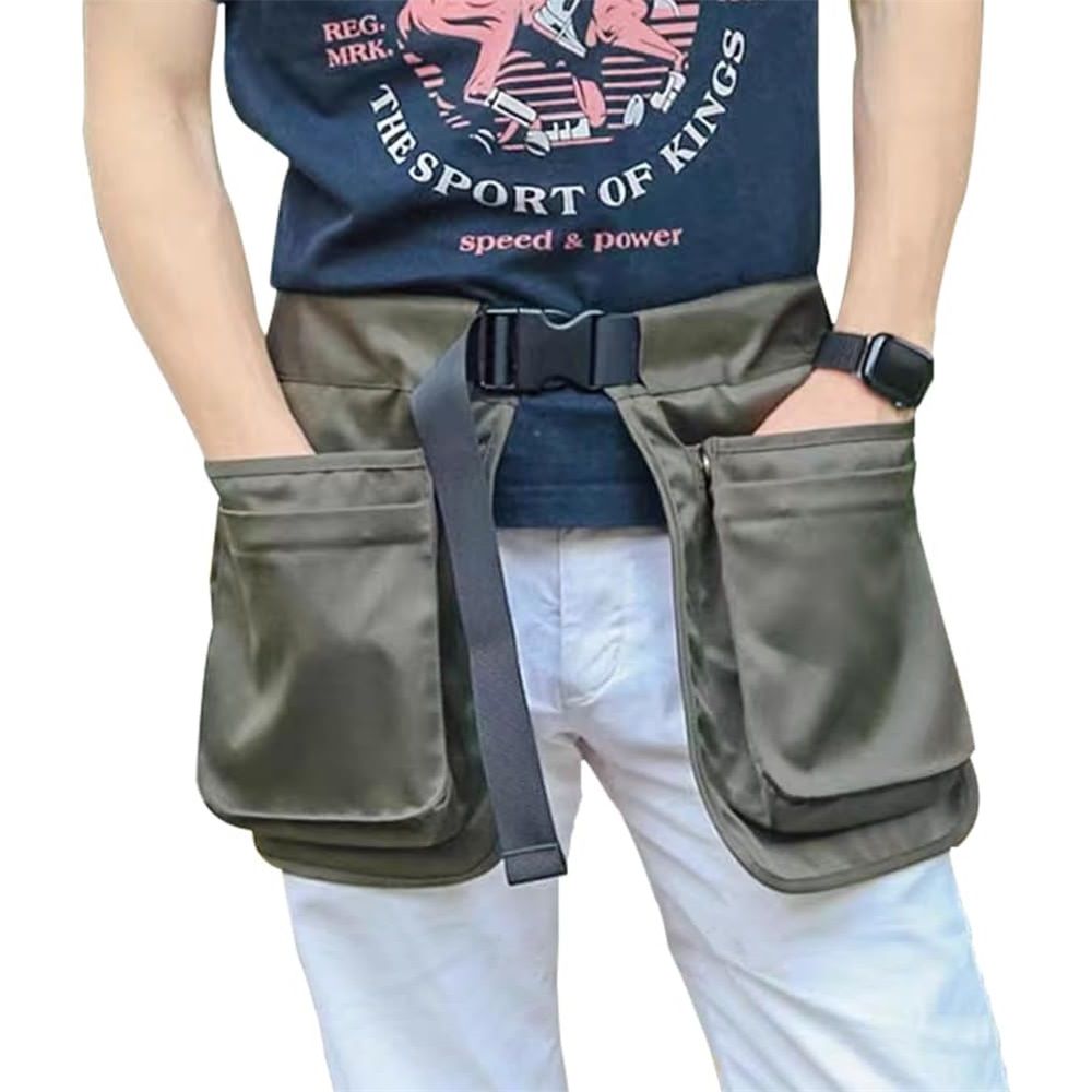 Dog Trainer Treat Pouch with Pockets, Hand Free, Dog Handler Training Tools Storage Waist Pockets for Men and Women, Also Used to Gardening Work