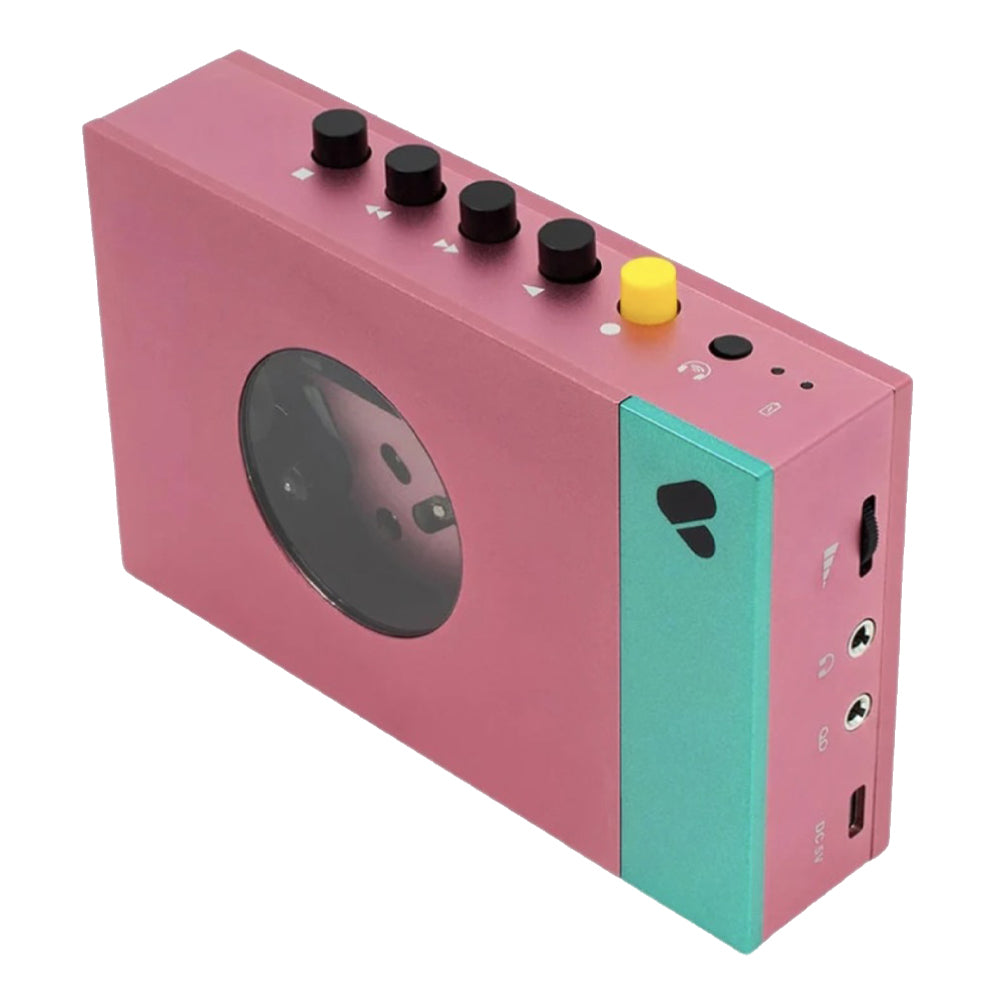 We Are Rewind Portable Cassette Player & Recorder - Edith, Pink & Green β image 3
