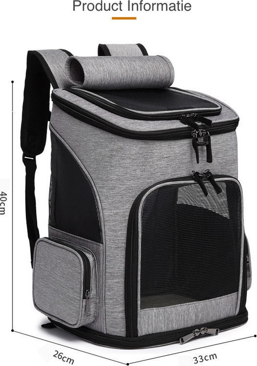 Luxury Dog & Cat Trolley | For Small Dog or Cat | Dog Backpack | Dog Buggy | Cat Travel Carrier — image 6