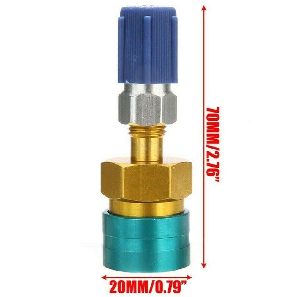 R1234YF to R134A Low Side Quick Coupler, R12 to R134A Hose Adapter Fitting Connector for Car Air-Conditioning AC Charging โ image 3