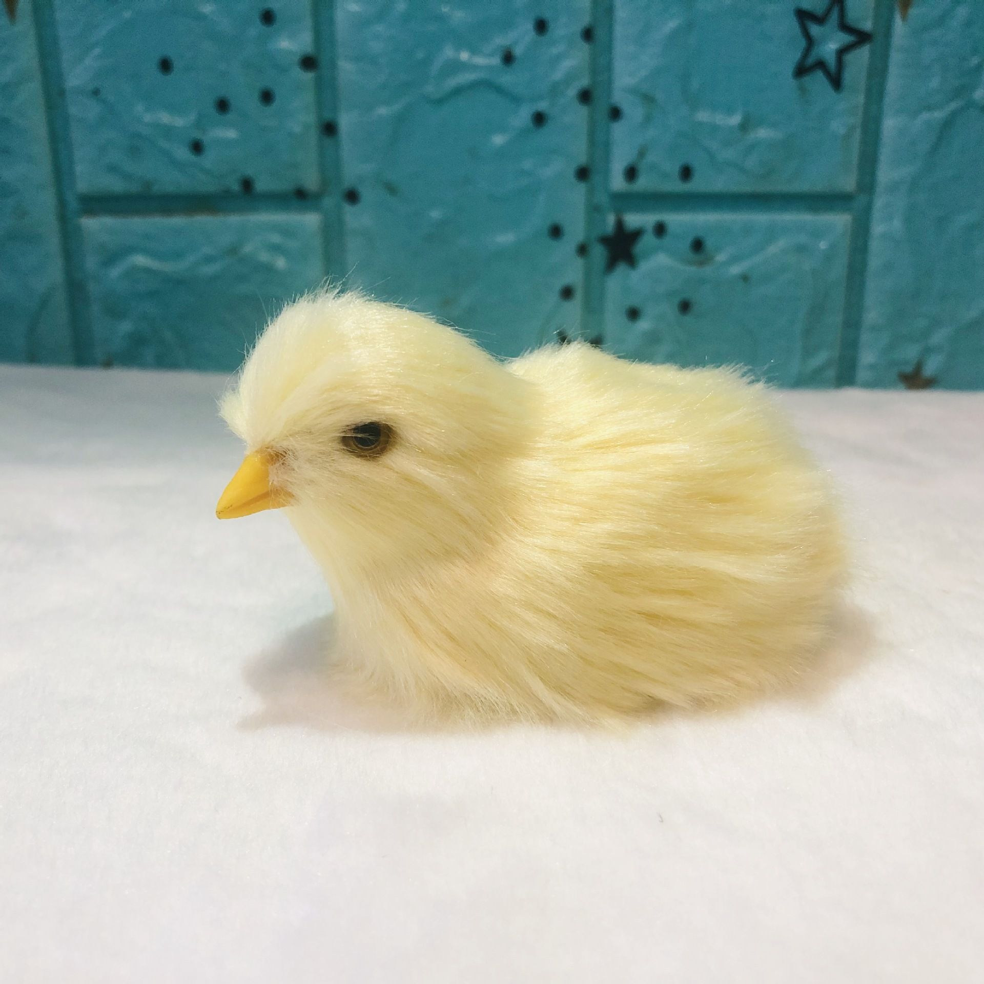 4 Pcs Realistic Plush Little Chick Figurine Lifelike Furry Animal Toy Simulated Chicken Sound Photography Props Easter Chicks โ image 5