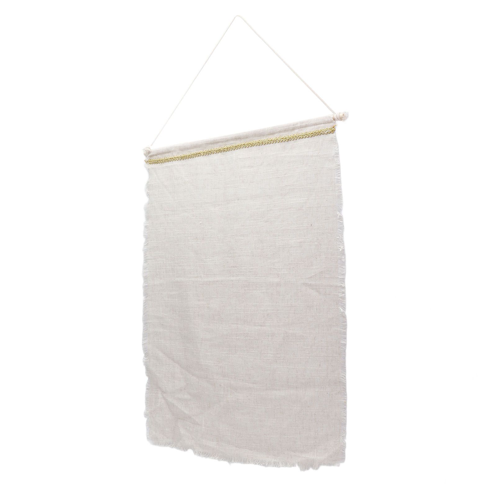 Pockets Cotton Linen Wall Hanging Earrings Storage Bags Multifunctional Home Decor Hanging BagL โ image 2