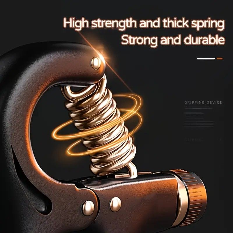 Adjustable Heavy-Duty Grip Strengthener with Counter, 5-60kg – Powerful Forearm and Wrist Builder for Complete Muscle Training & Strength Conditioning(BLACK — image 4