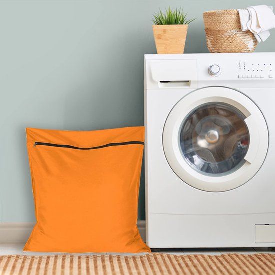 Pet Laundry Wash Bag, Large Twill Polyester Zippered Mesh Bag For Dog Cat Rabbit Bedding And Clothes, Prevents Pet Hair Clogs, Orange L, 70 x 80 cm โ image 4