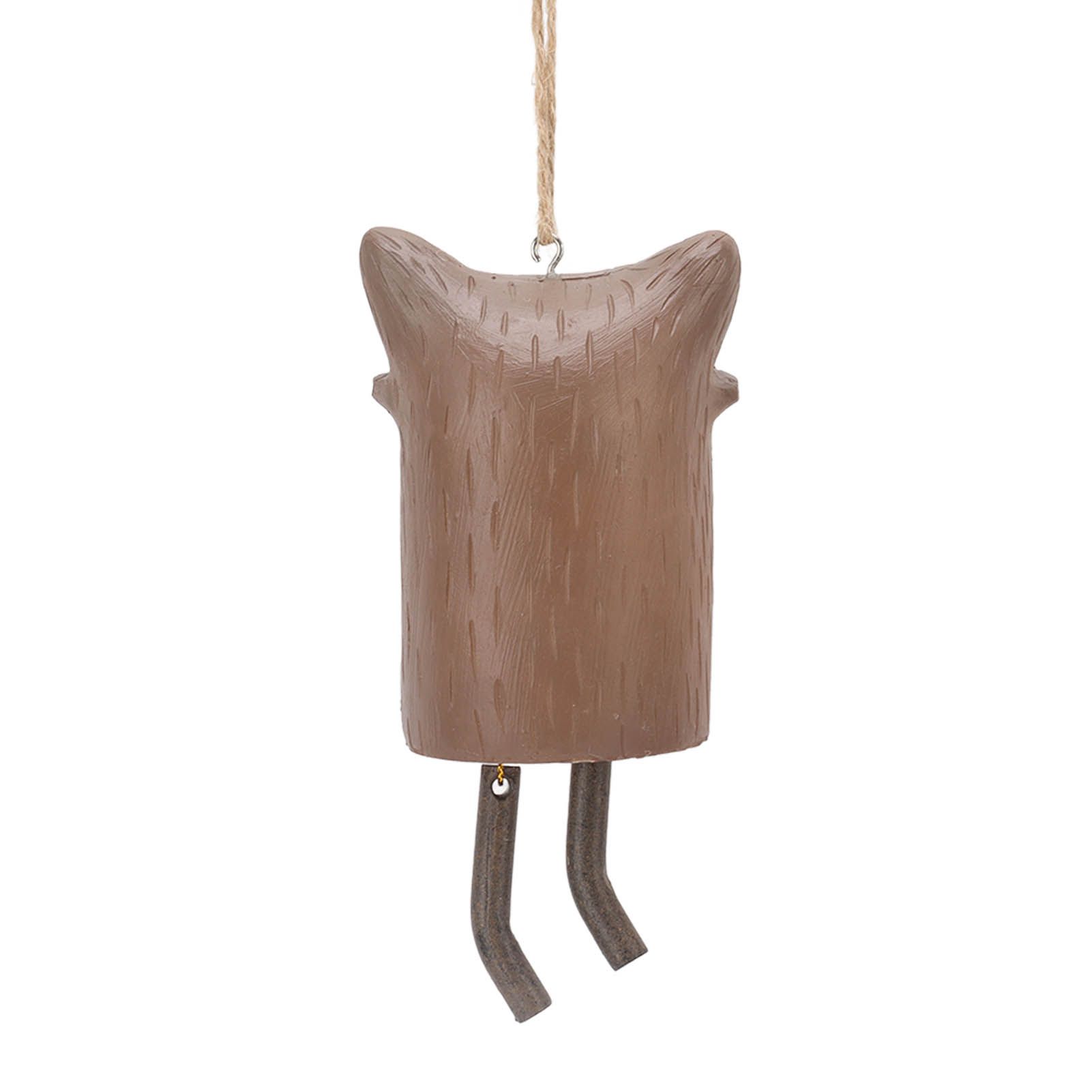 Rustic Hanging Animal Wind Chimes Resin Hand Made Natural Garden Decoration for Gardens Backyards Trees Yards D Red Panda — image 4