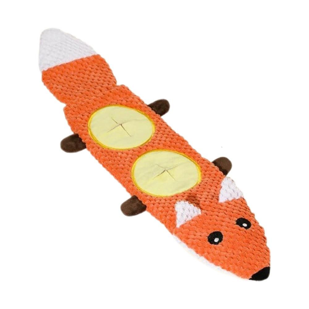 Dog Toys for Aggressive Chewers Dog Toys with Squeaker for Boredom and Teething Orange — image 4