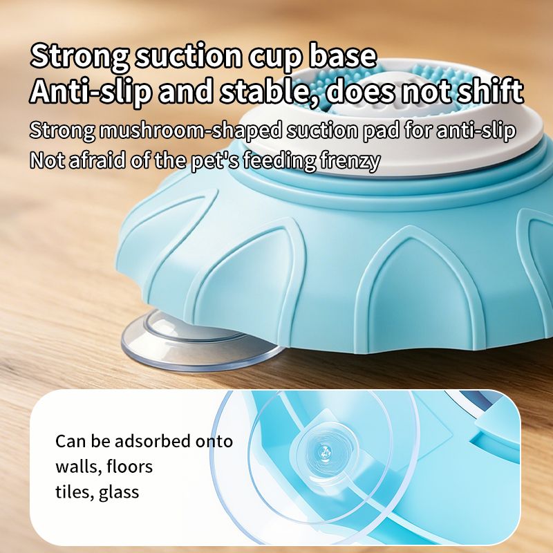 Slow Feeder Bowl for Pets, Non-Slip Puzzle Feeder for Cats and Dogs - Pink — image 6