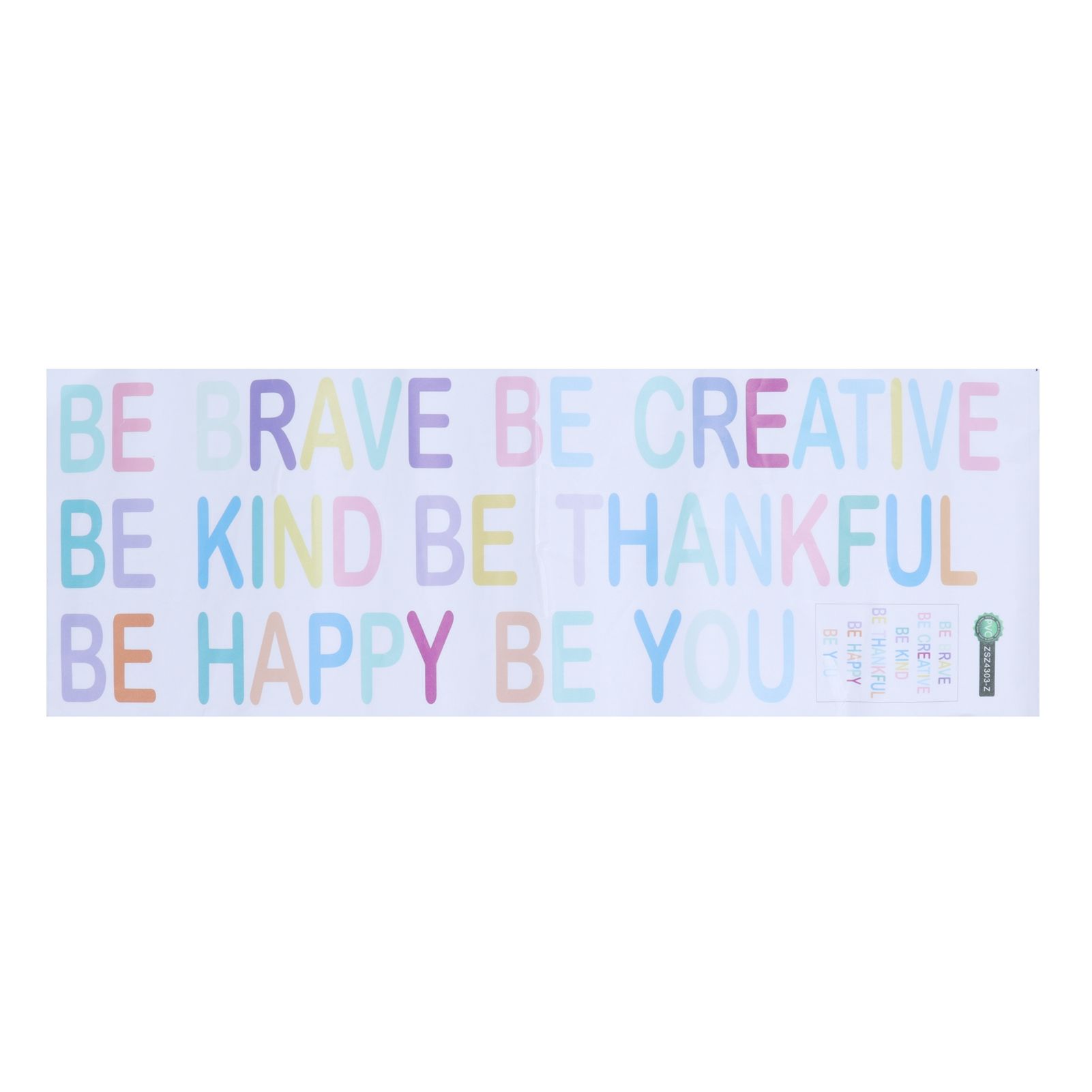 Wall Sticker Colorful English Alphabet Decal Bedroom Living Room Background Decoration
