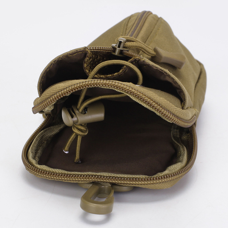 Green Multi-Functional Outdoor Water Bottle & Phone Pouch – Tactical Zippered Waist Pack for Travel, Hiking, and Daily Use — image 3