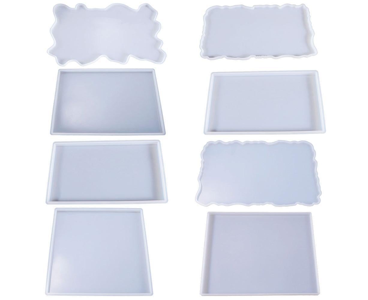 Craft Tray Plate Fruit Bowl Silicone Square Rectangle Shape Resin Mold DIY Tool-8# โ image 2