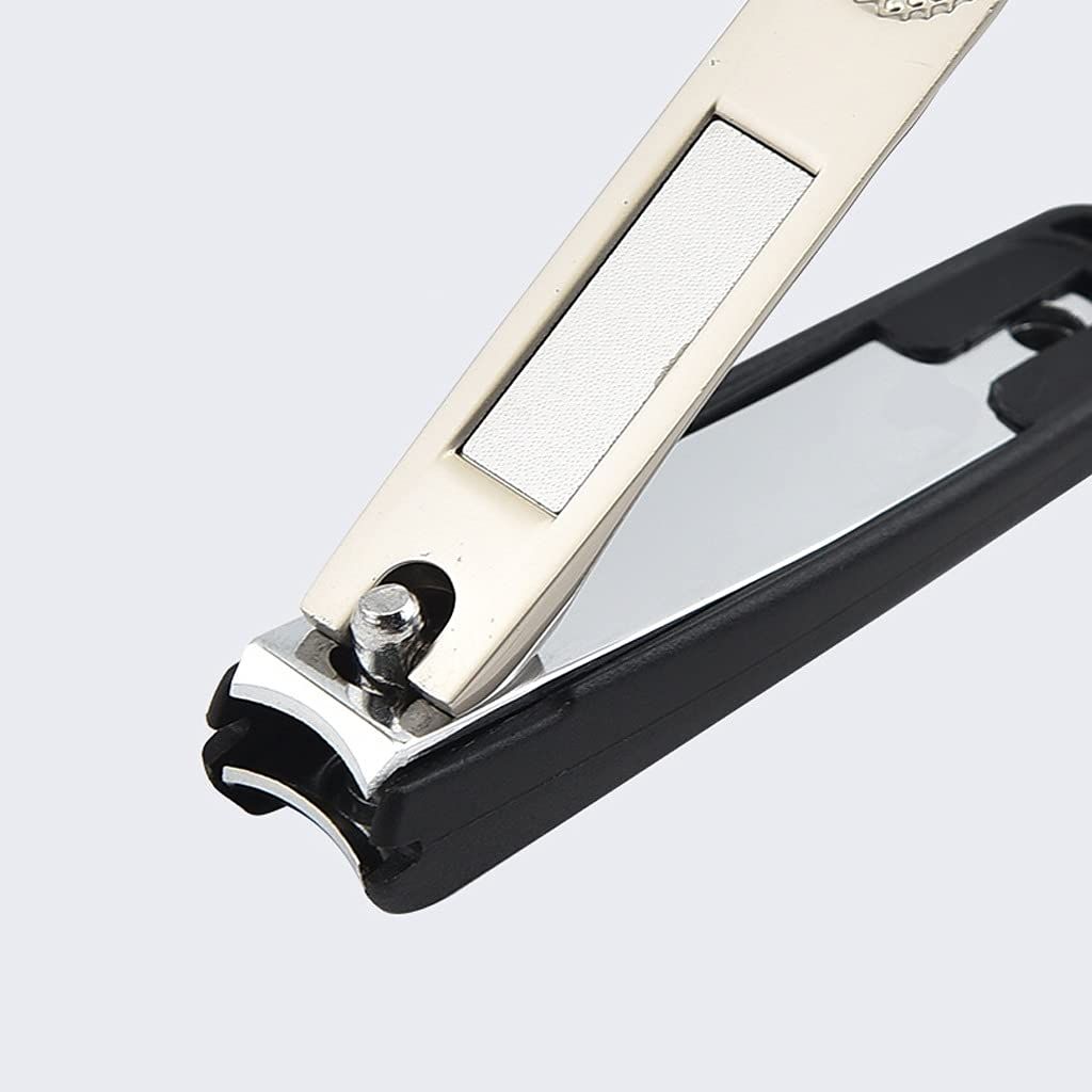 Professional Nail Clipper Stainless Steel Nail Clipper for Women, Men and Children, Pedicure and Manicure, Black — image 4