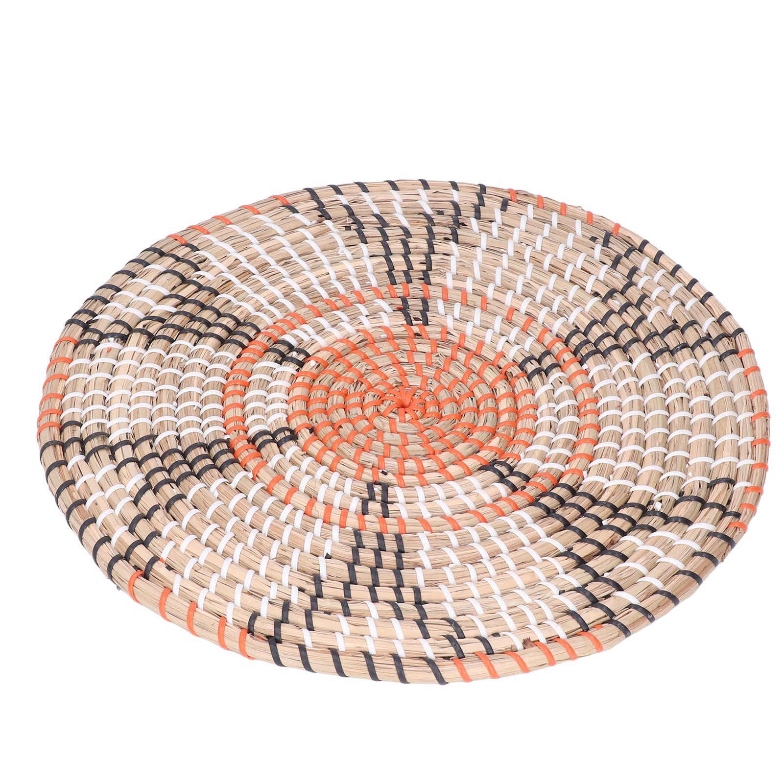 Insulation Pad Nordic Straw Woven Placemats Heat Insulation Pads Homestay Wall DecorationL — image 2