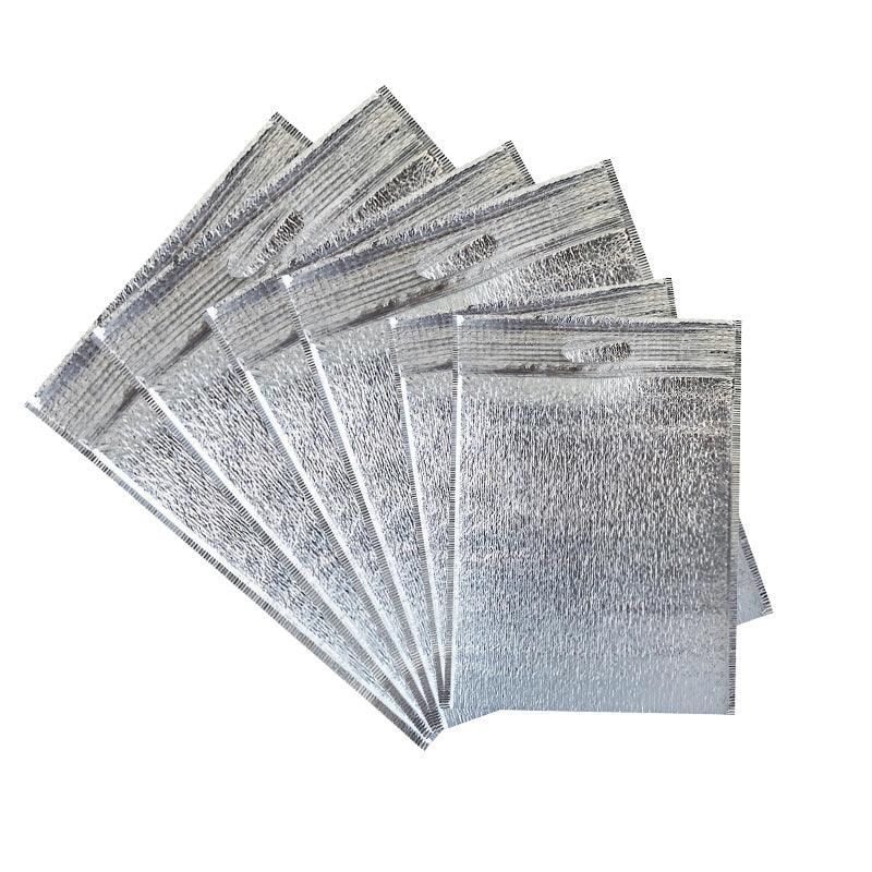 100Pcs Aluminum Foil Insulated Food Storage Bags for Thermal Cooling - 20 × 30CM-100PCS — image 3