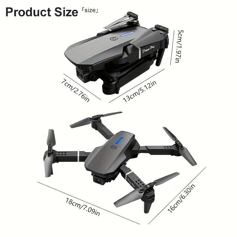 Upgraded foldable drone, equipped with dual high-definition cameras | obstacle avoidance, brushless motor, long distance, 360° flip, one-key take-off/landing — image 6