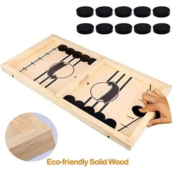 Fast Sling Puck Game, Wooden Hockey Game, Super Soccer Table โ image 3