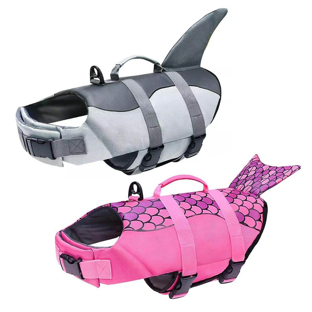 Pet Life Jacket Dog Swim Vest Outdoor Water Gear for Summer Swimming Activities - Pink XL β image 3