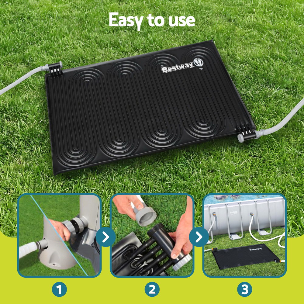 Bestway Solar Pool Heater Pad 110x171cm Boost Swimming Pool 3-5°C Warmer — image 5
