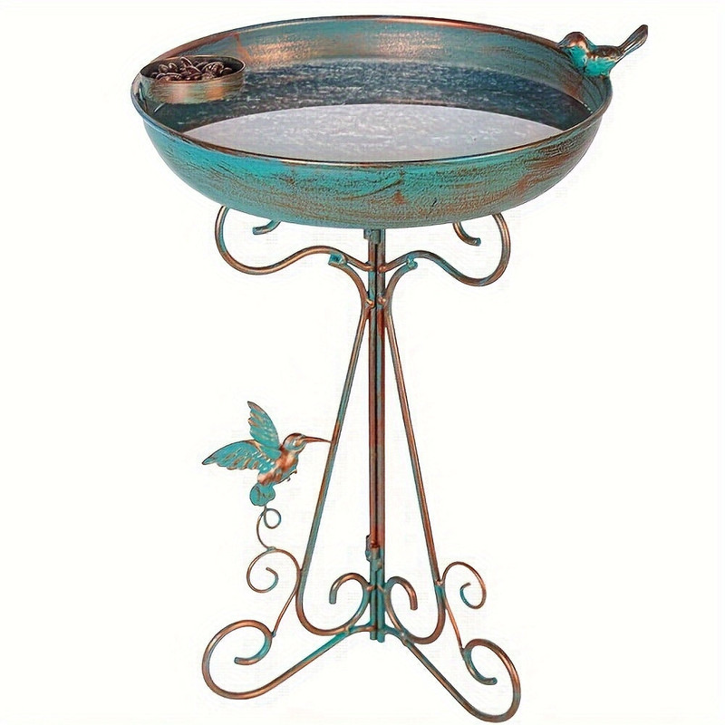 Bird Bath with Feeder Pedestal — image 4