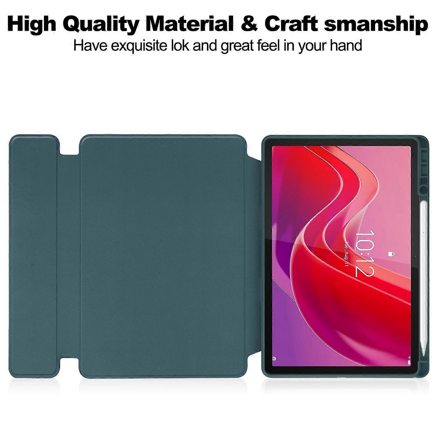 Lenovo Tab M11 Xiaoxin Pad 11 2024 Tablet Cover with Bluetooth Keyboard Stand PU Acrylic Case Compatible with Lenovo Multicolor Style C — image 4