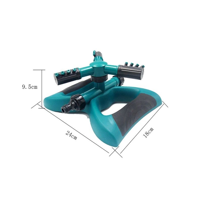 Courtyard watering tool, large area rotating garden watering tool, lawn and courtyard watering tool (green) — image 5