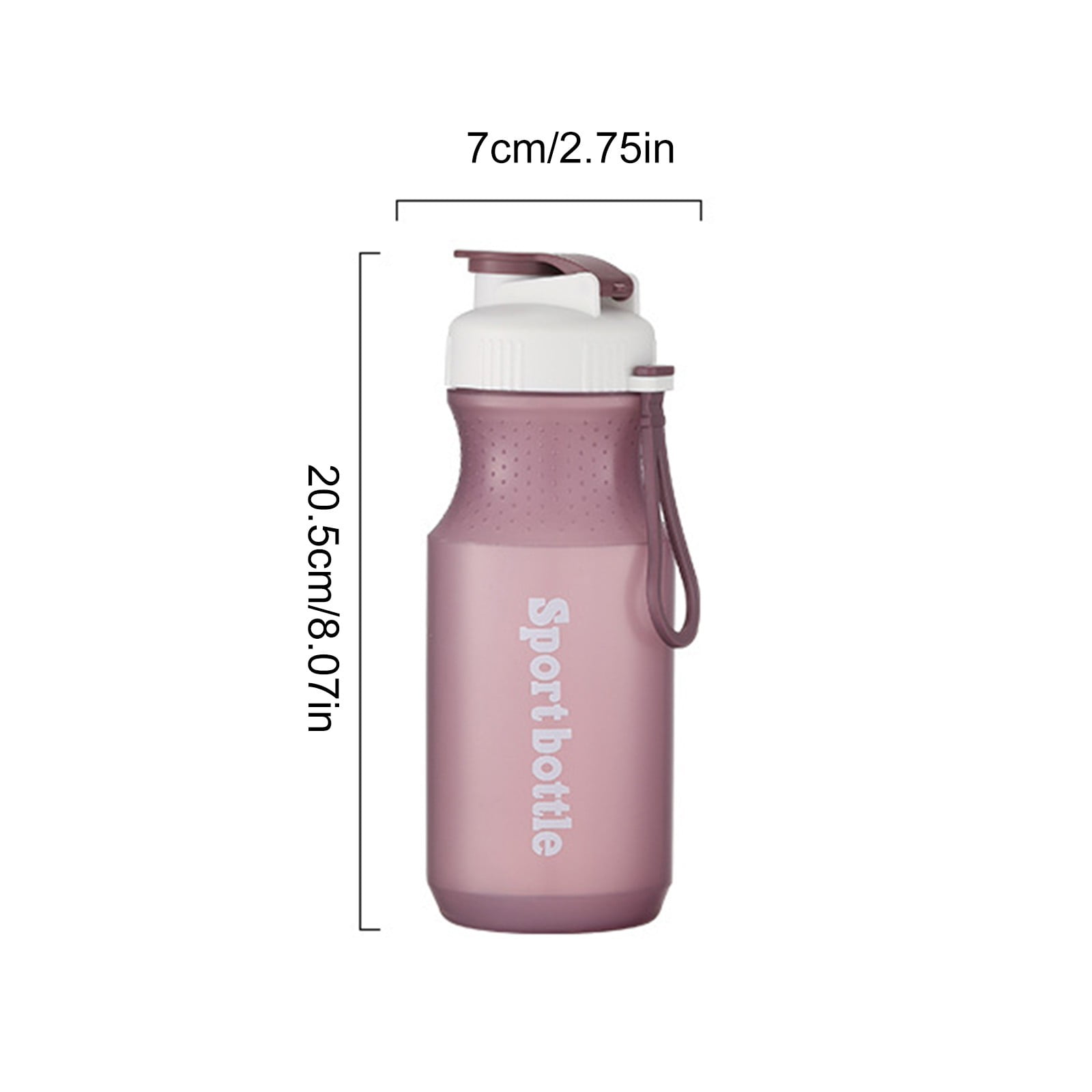 Back to School SuppliesPortable Fitness Sports Water Bottle Pp Creative Lid Snap Button Space Cup Outdoor Portable Cup B (Include: 1X Sports Water Bottle) Sale — image 2