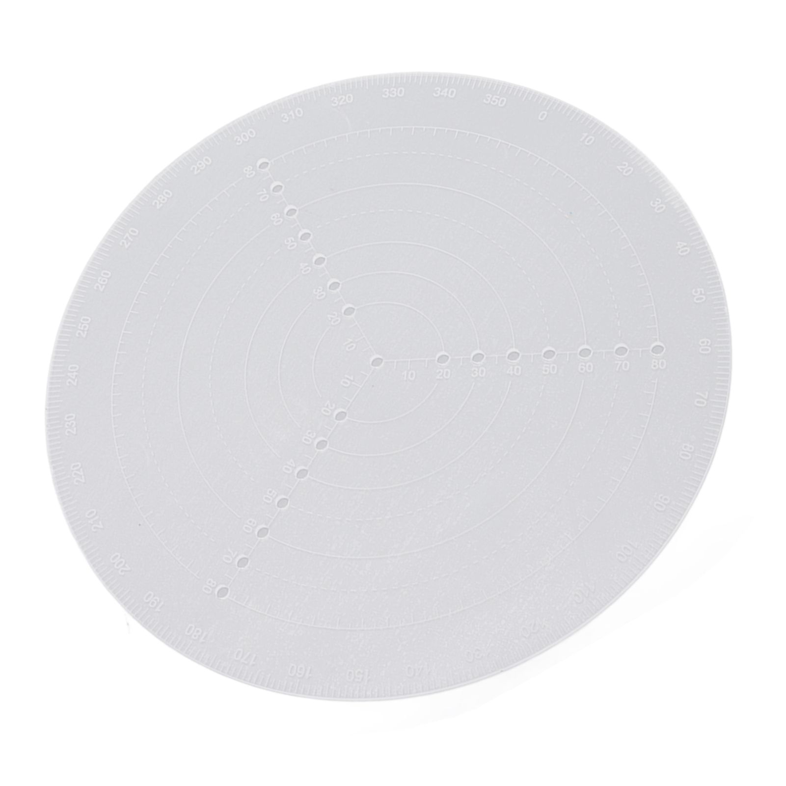 Round Center Finder Acrylic Semi Transparent Compass Drawing Measurement Tools for Woodwork Turning — image 6