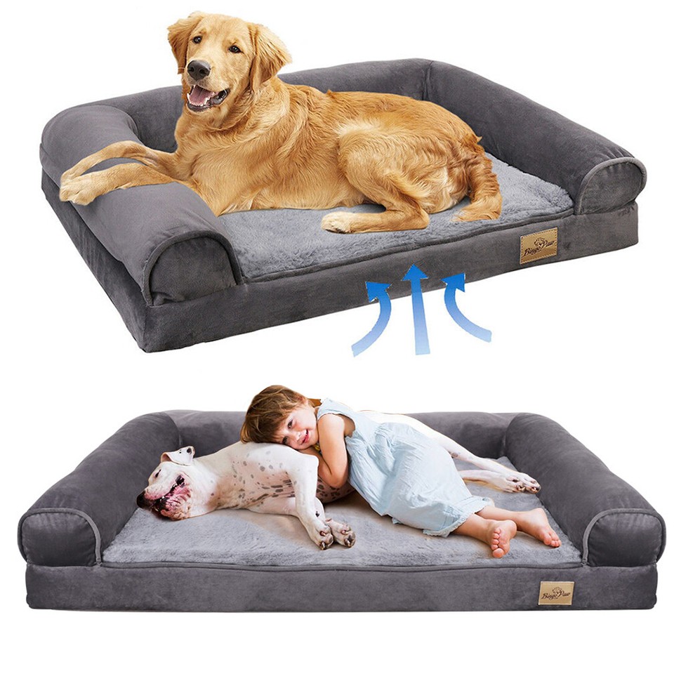 Orthopedic Dog Bed with Bolster Comfort Mattress — image 3