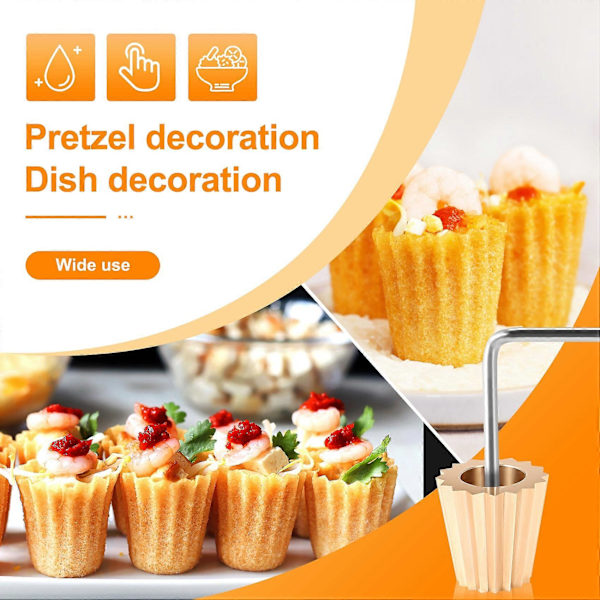 ZLD(pt)Malaysian Pie Tee Maker Nyonya Top Hats Mold for Baking Egg Cake Mold Reusable Deep Fried Snack Tool Kit — image 5