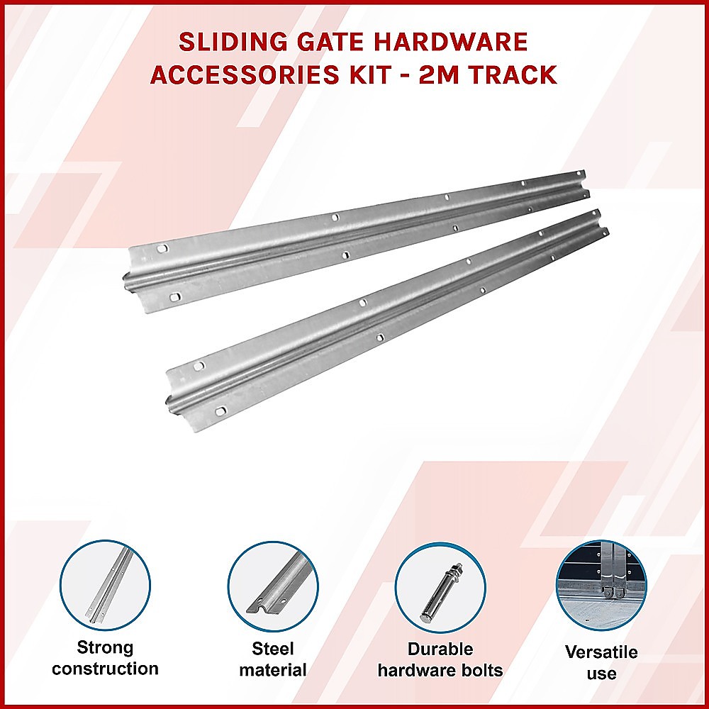 Sliding Gate Hardware Accessories Kit - 2m Track โ image 3