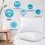 Puredown Goose Down and Feather Pillow Inserts for Sleeping, 100% Cotton Fabric Cover Bed Pillows, Set of 2, White, King Size — image 5
