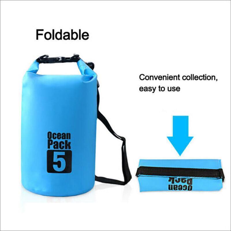 Yellow Waterproof Bag Dry Sack Fishing Camping Canoeing Outdoor 2/5/10/15/20/30 L - 30L — image 4