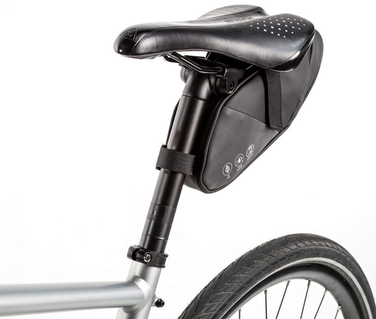 Bicycle saddle bag - Bicycle panniers for e-bikes - Universal bicycle pannier - Road bike - Mountain bike - Bag - Black — image 4