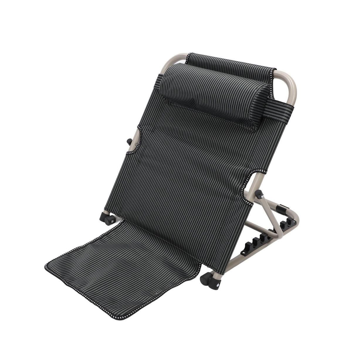 Adjustable Backrest Folding Bed Sit up Rest with Armrest 40-90 Degree Angle — image 2