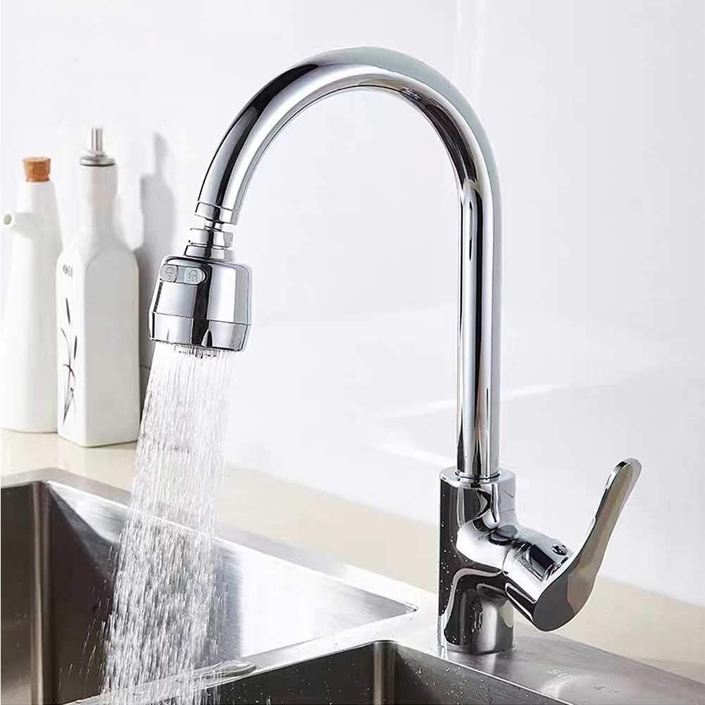 360° Swivel Kitchen Sink Faucet Aerator Faucet Sprayer Attachment Tap Aerator Faucet Nozzle Faucet Head 55/64'' Female Thread for Kitchen, Bathroom Faucet — image 5