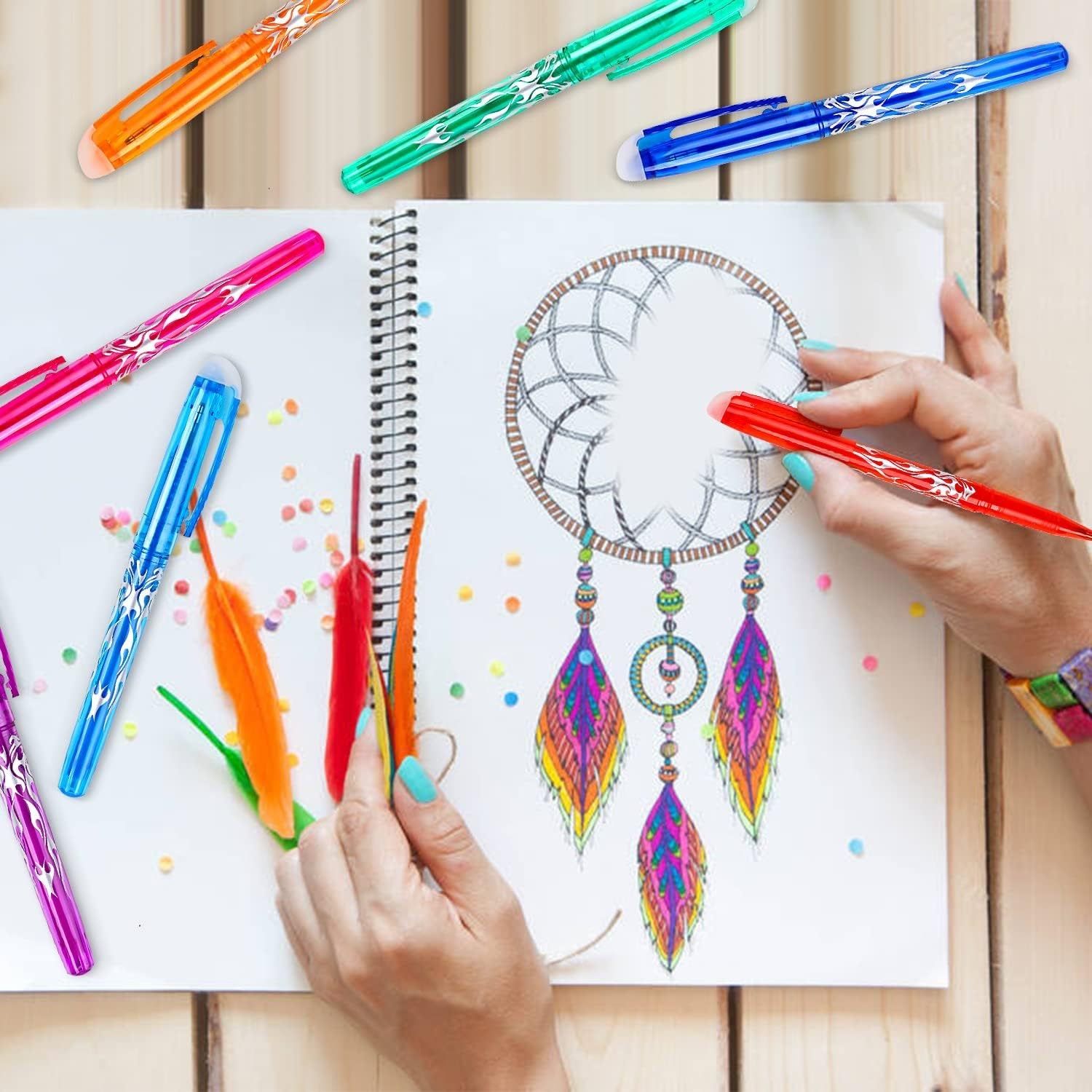 Erasable Gel Ink Pens 12-pack, MultiColor โ image 4