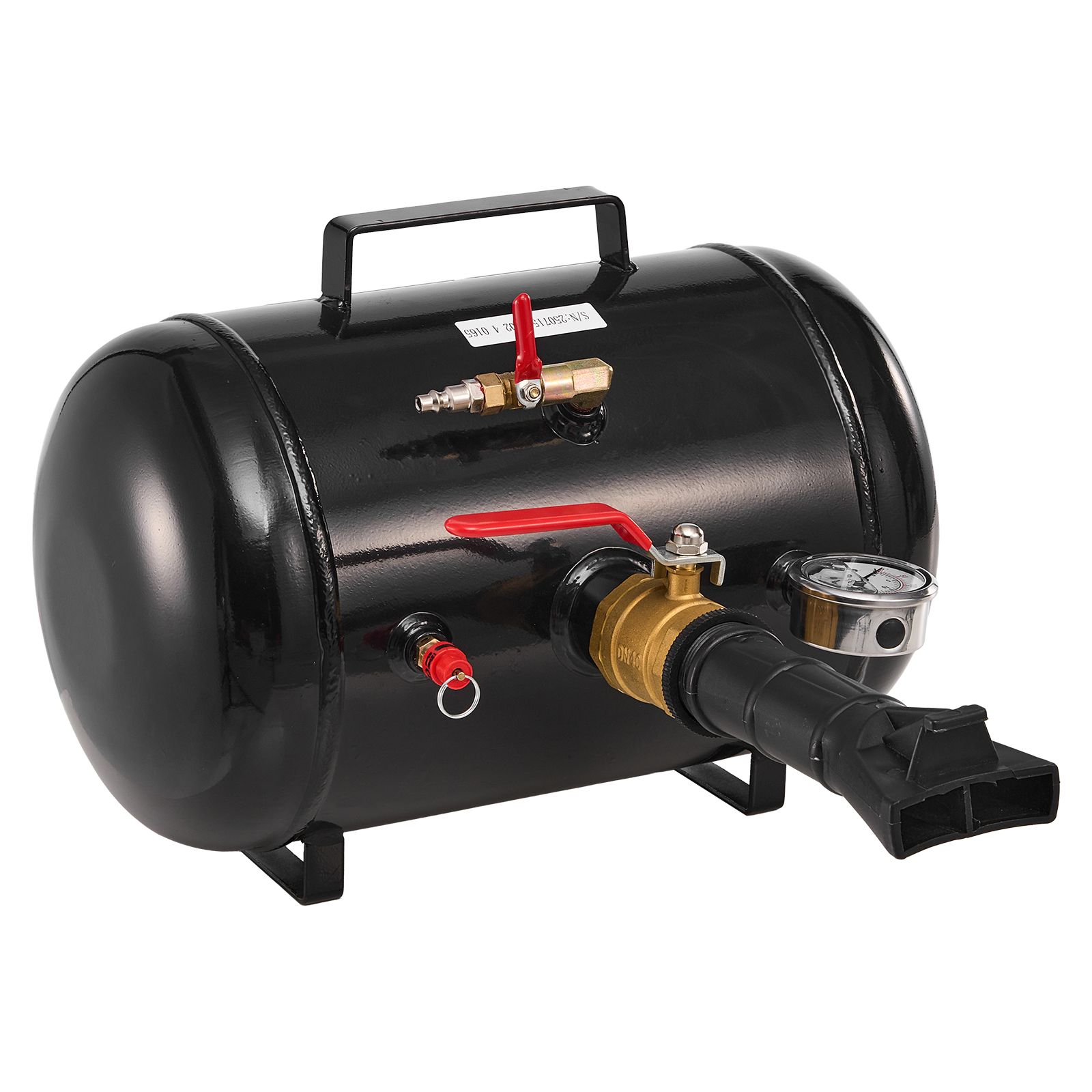 Air Tire Bead Seater, 5 Gal / 18.9 L, Heavy Duty Tire Bead Blaster Tool, 87-116 PSI Operating Pressure, Air Trigger Seating Inflator for Pickup, Truck, ATV