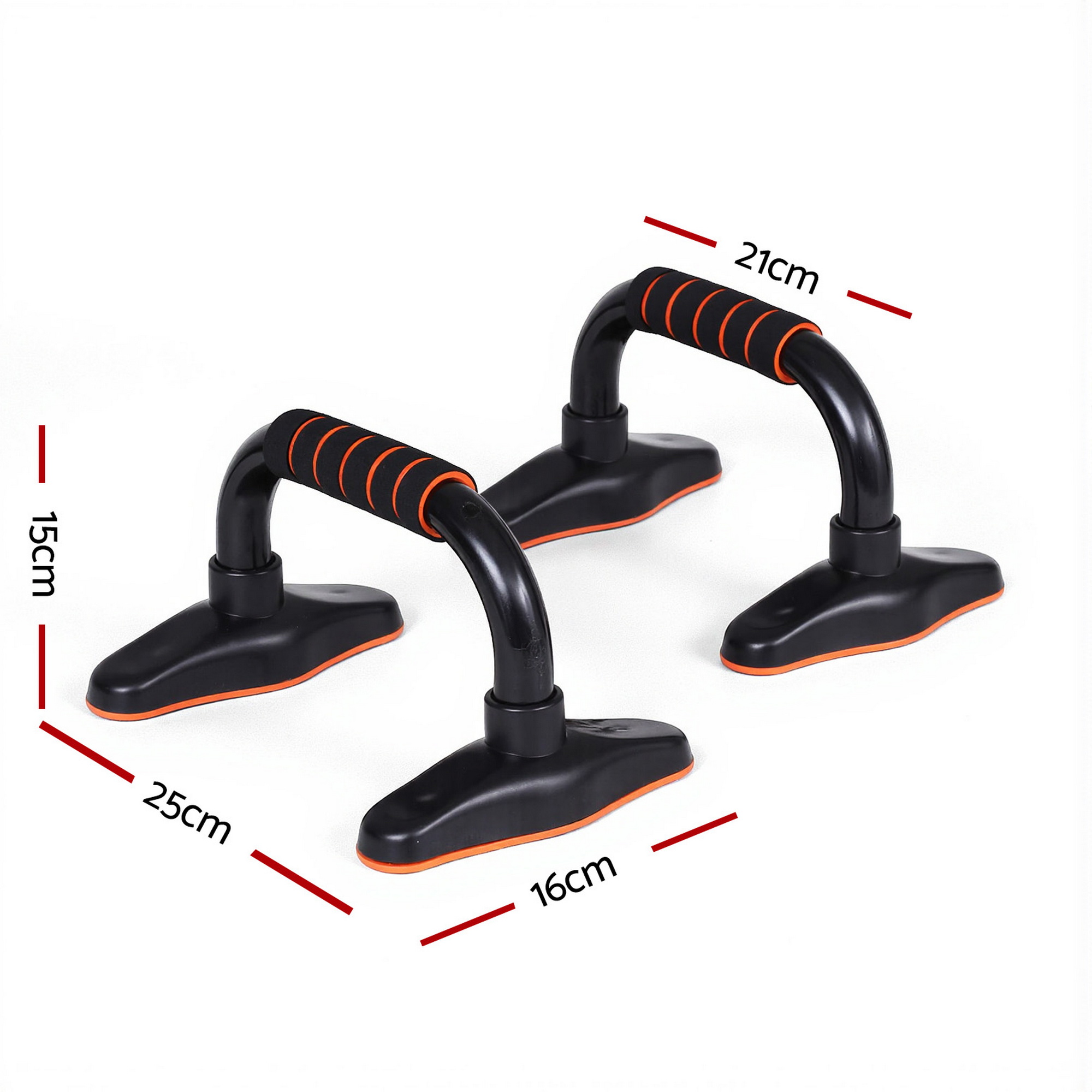 Everfit Push Up Bars Stands Parallel Handles Home Gym Fitness Strength Training โ image 2
