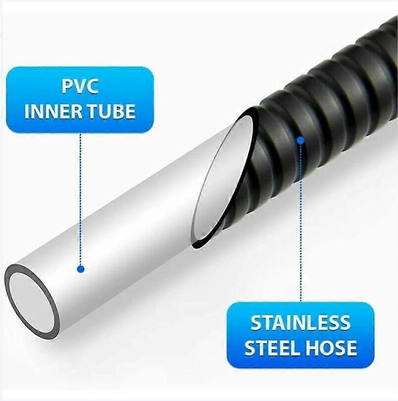 200cm Anti-Twist Stainless Steel Universal Shower Hose, Corrosion-Resistant โ image 4