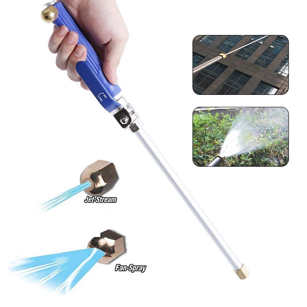 2pc High Pressure Washer Wand, Portable High Pressure Water Gun, Extendable Washer Sprayer with Water Hose Nozzle — image 4