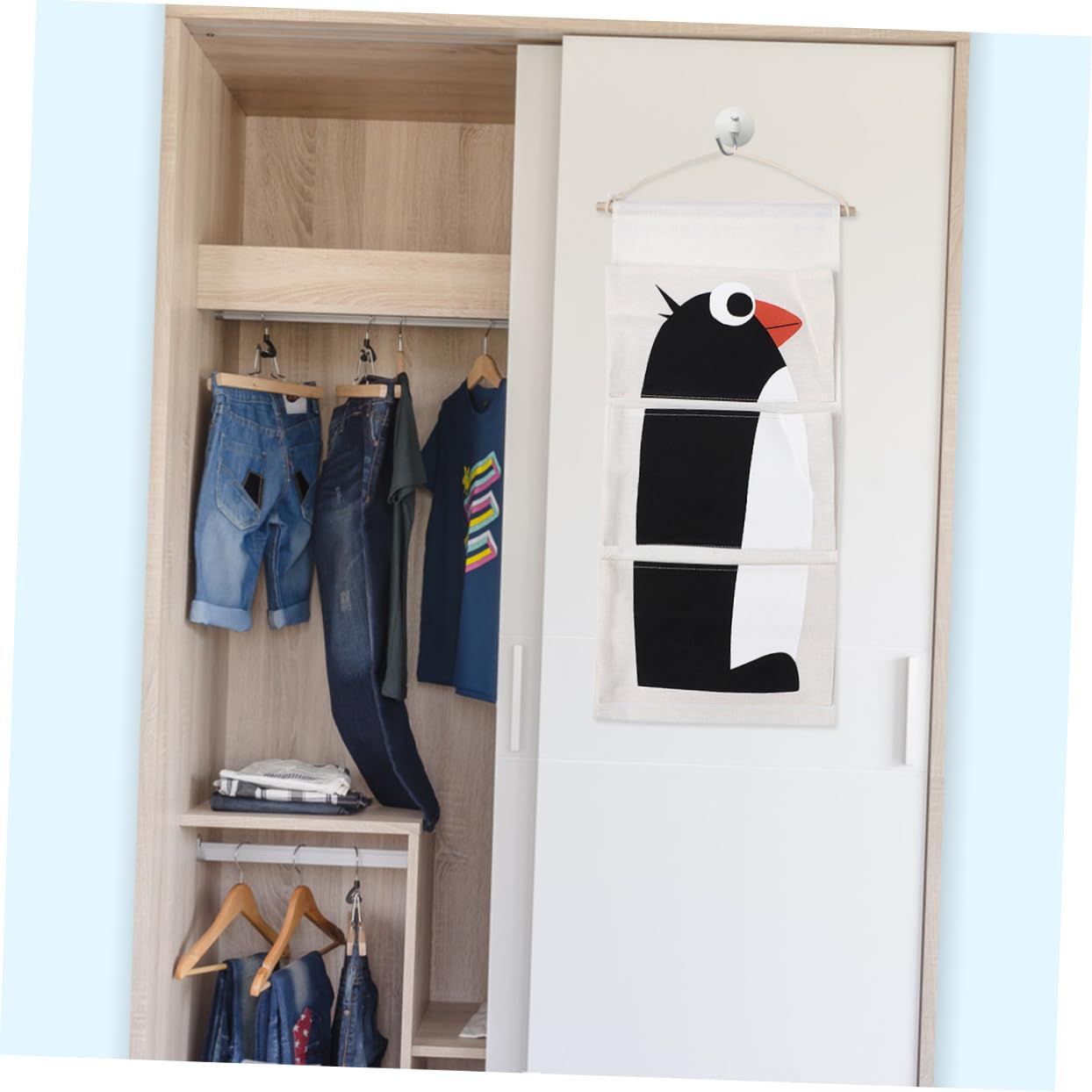 Hanging Storage Closet Door Hanging Wall Hanging Storage Bag Hanging Storage Bags Hanging Pockets Organizer Stash — image 5