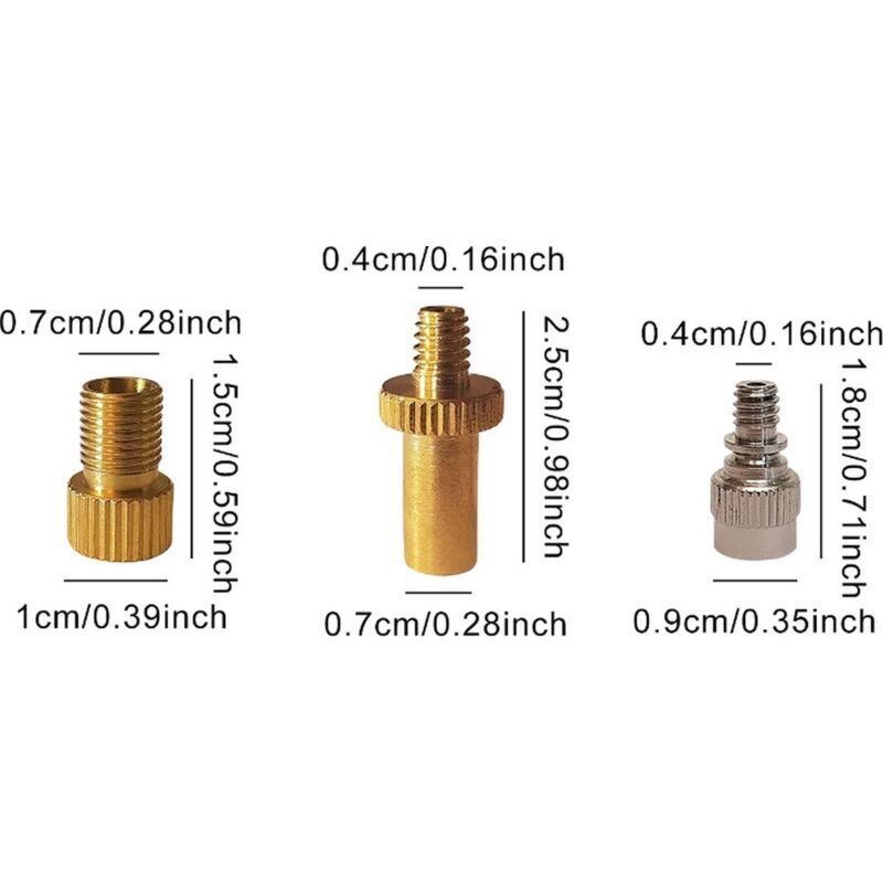15 Pcs Bicycle Valve Adapter Set Reducer Tips Tire Inflator Adapter Set Ball Pump Needle Universal โ image 3