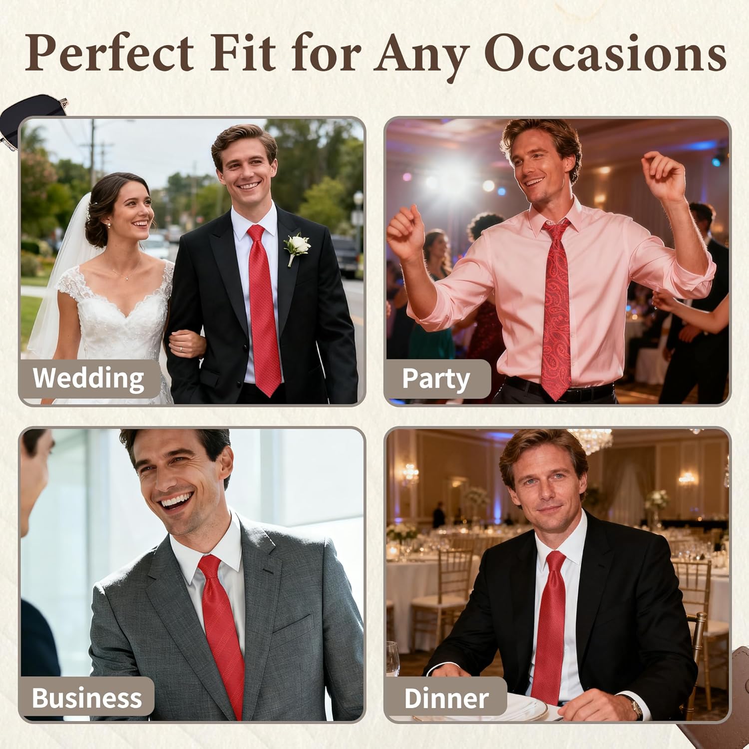 Mens Formal and Casual Ties for Wedding — image 4