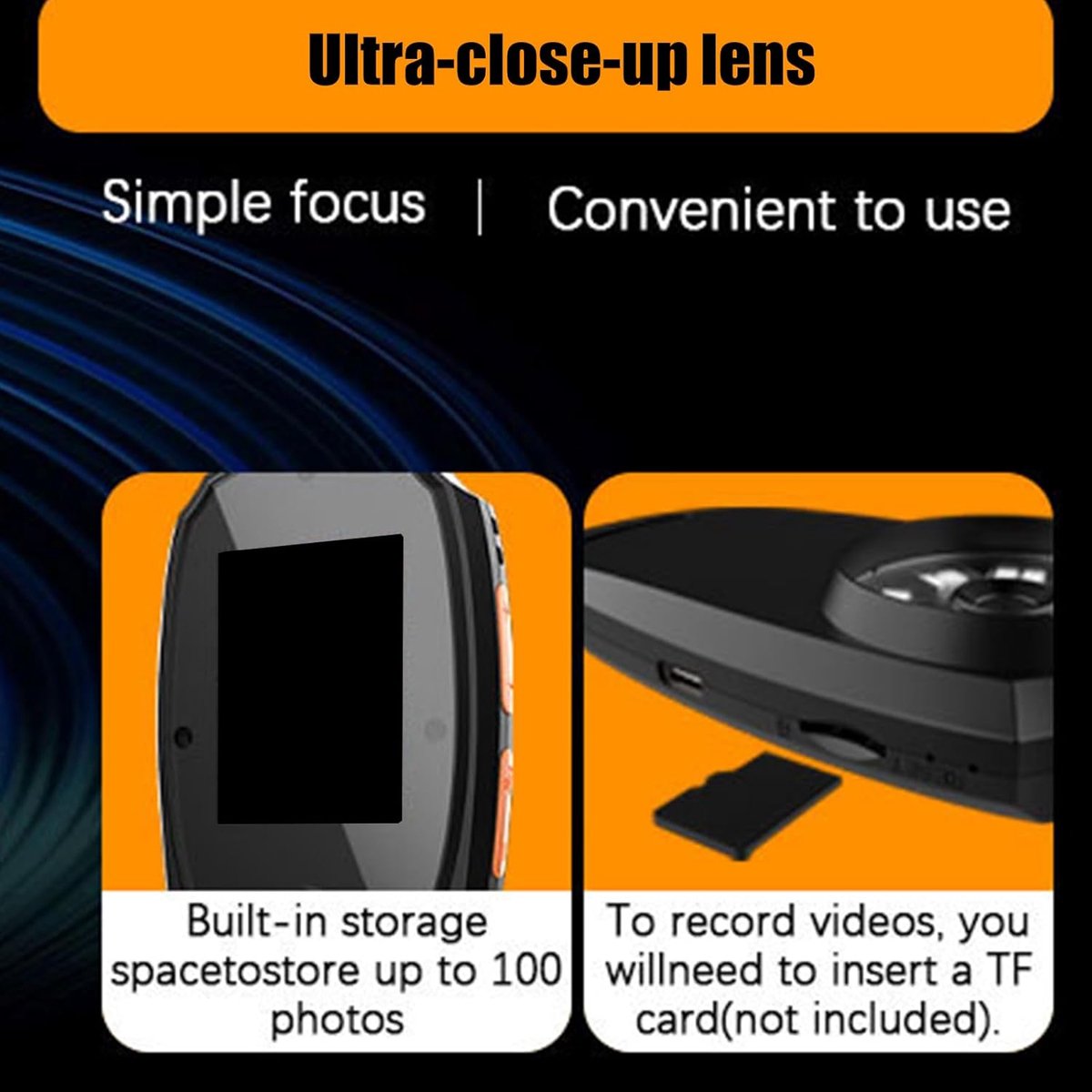 Microscope - Children's Microscope - Portable Digital Microscope for Children and Adults - 5.1 cm Color Screen - 500x Magnification - 8 Built-in LED β image 4