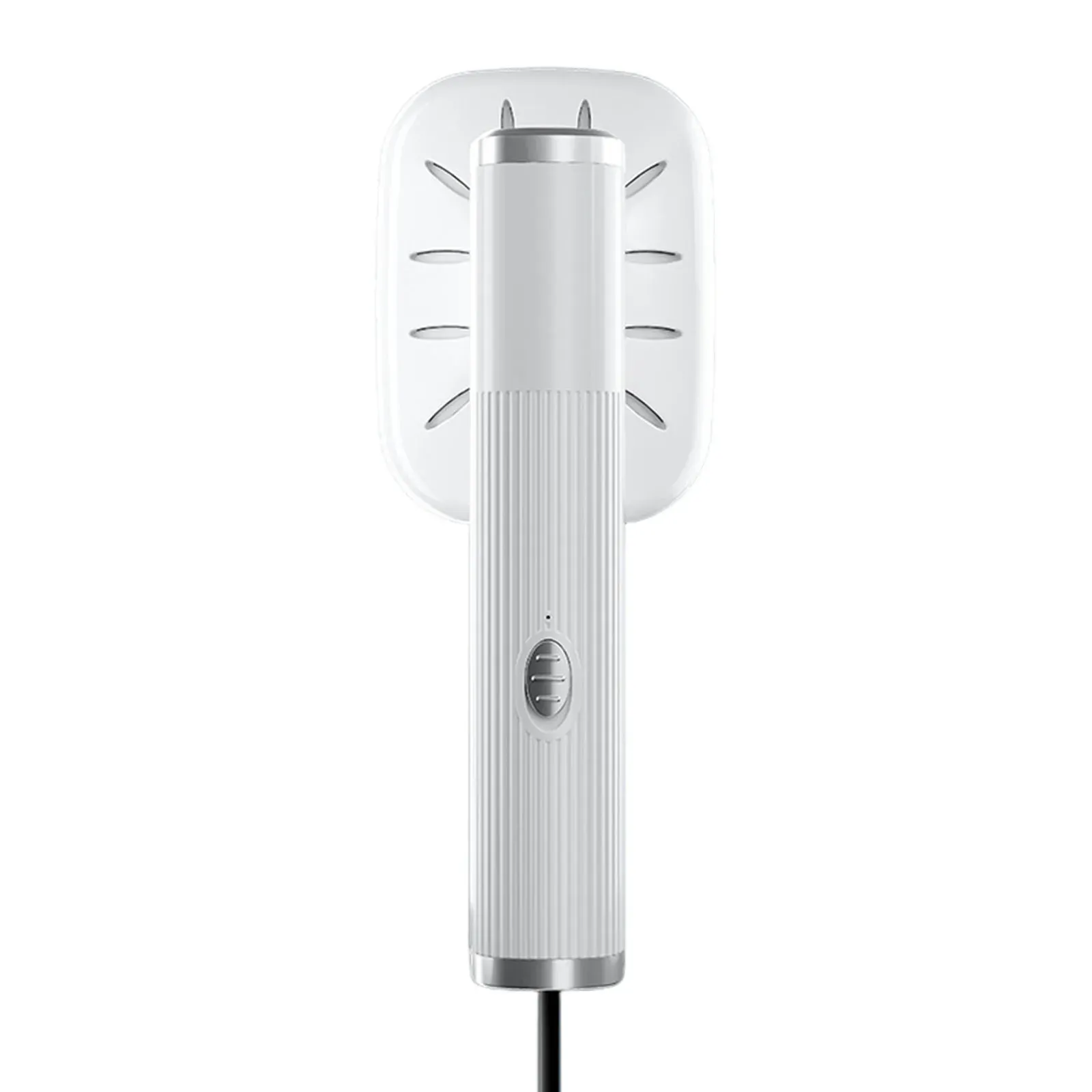 Portable Handheld Mini Steam Iron in White for Home & Travel, 72x100mm