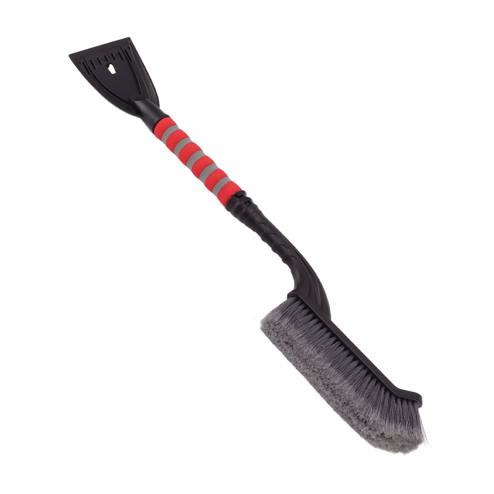 Snow Brush Detachable Ice Scraper Snow Removal Tool with Ergonomic Foam Grip for Cars Trucks Gray Red โ image 4