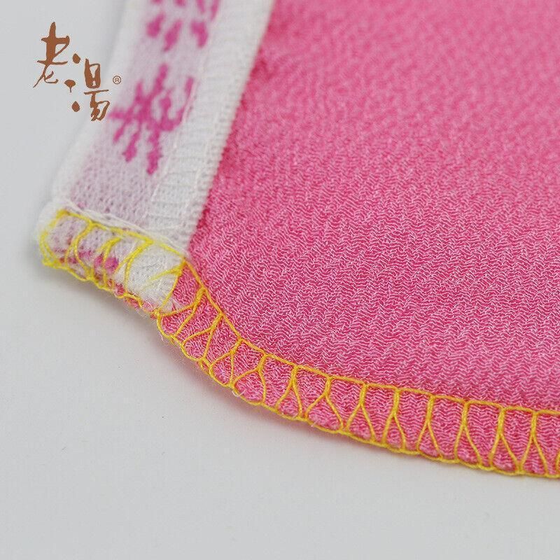 5 Pcs Towel Exfoliating Bath Washcloth Viscose Scrub Mitten Towel - Orange *5 PCS โ image 6